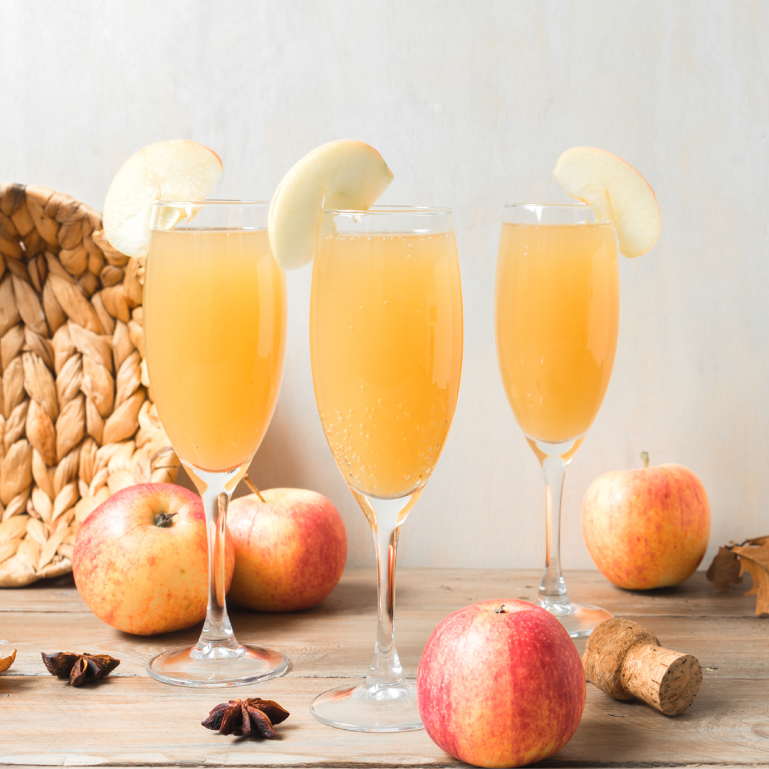 Caramel Apple Cider Mimosa