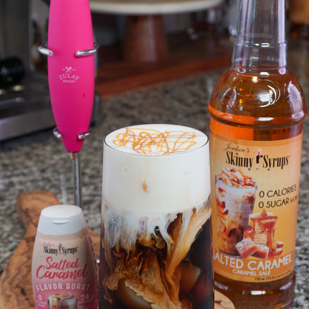 Salted Caramel Cold Foam Cold Brew by The Macrobarista