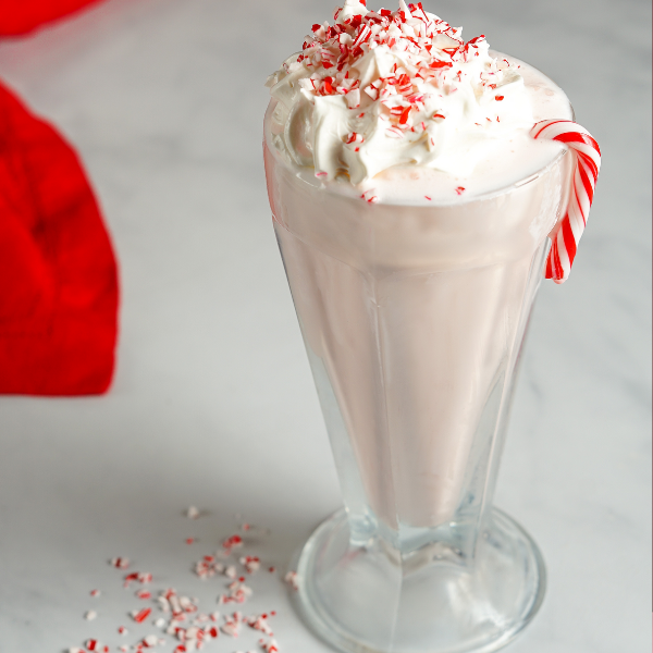 Candy Cane Chocolate Milkshake