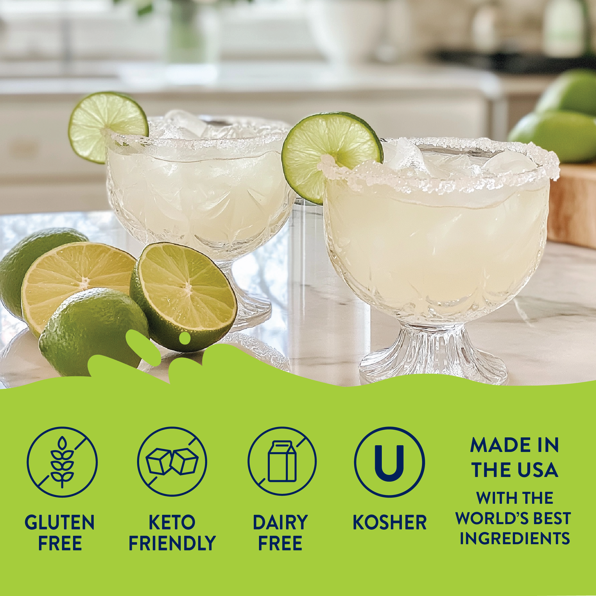 Low Carb Skinny Margaritas: Sugar Free Margarita Mix | Cocktail Mix | Skinny Mixes