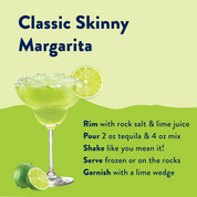 Low Carb Skinny Margaritas: Sugar Free Margarita Mix | Cocktail Mix | Skinny Mixes