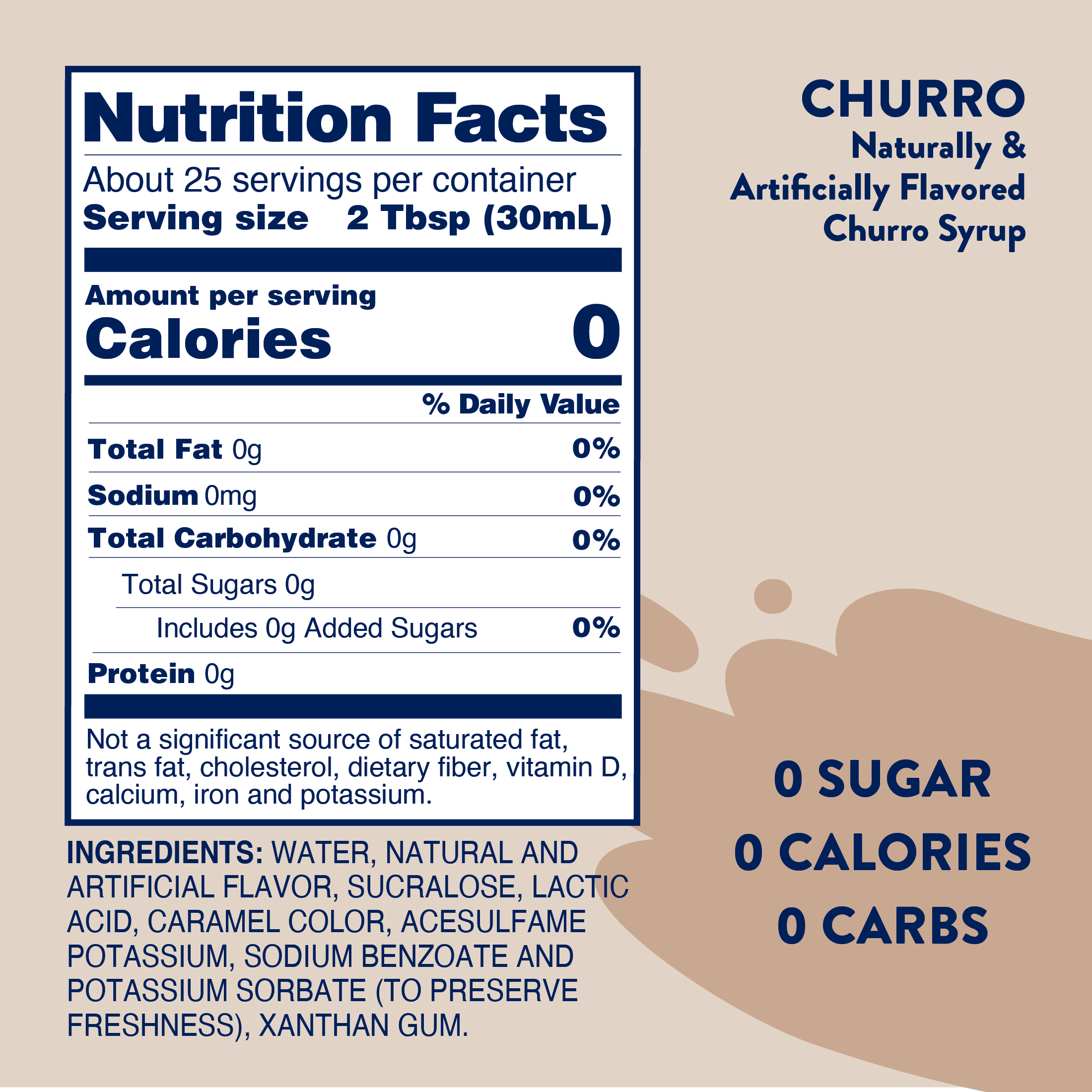 Sugar Free Churro Syrup