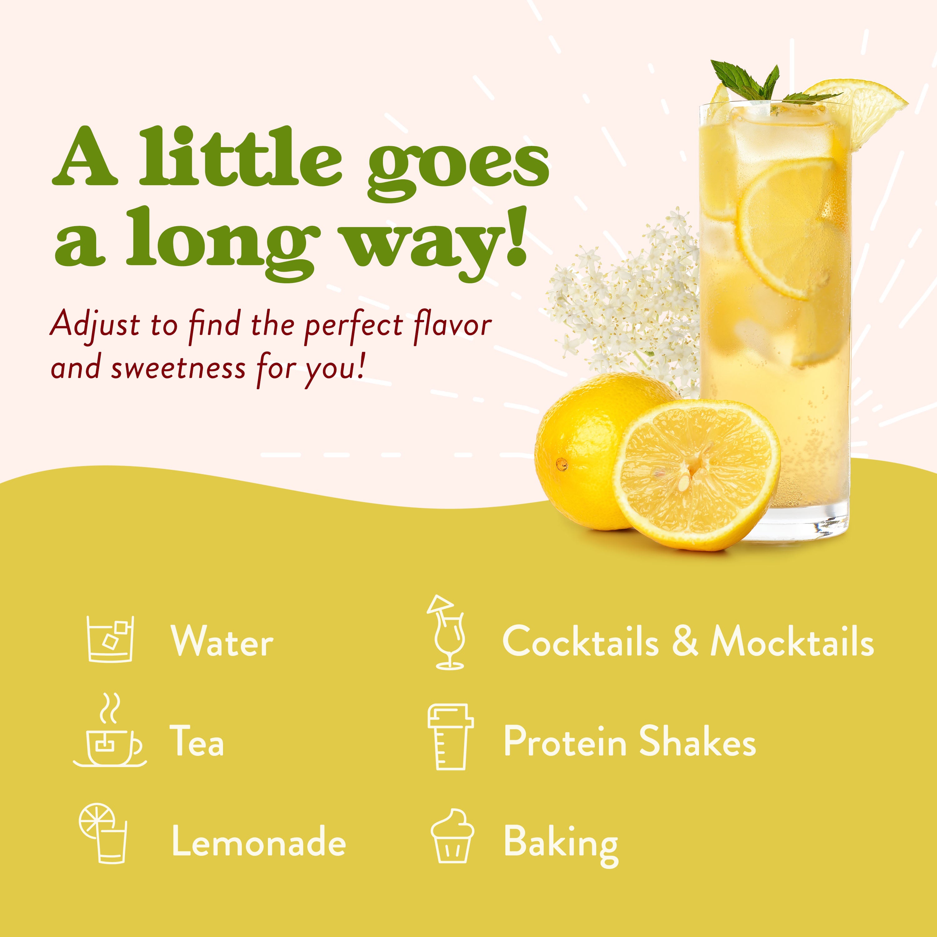 Sugar Free Lemon Elderflower Syrup – Skinny Mixes