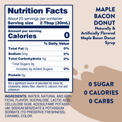 Sugar Free Maple Bacon Donut Syrup