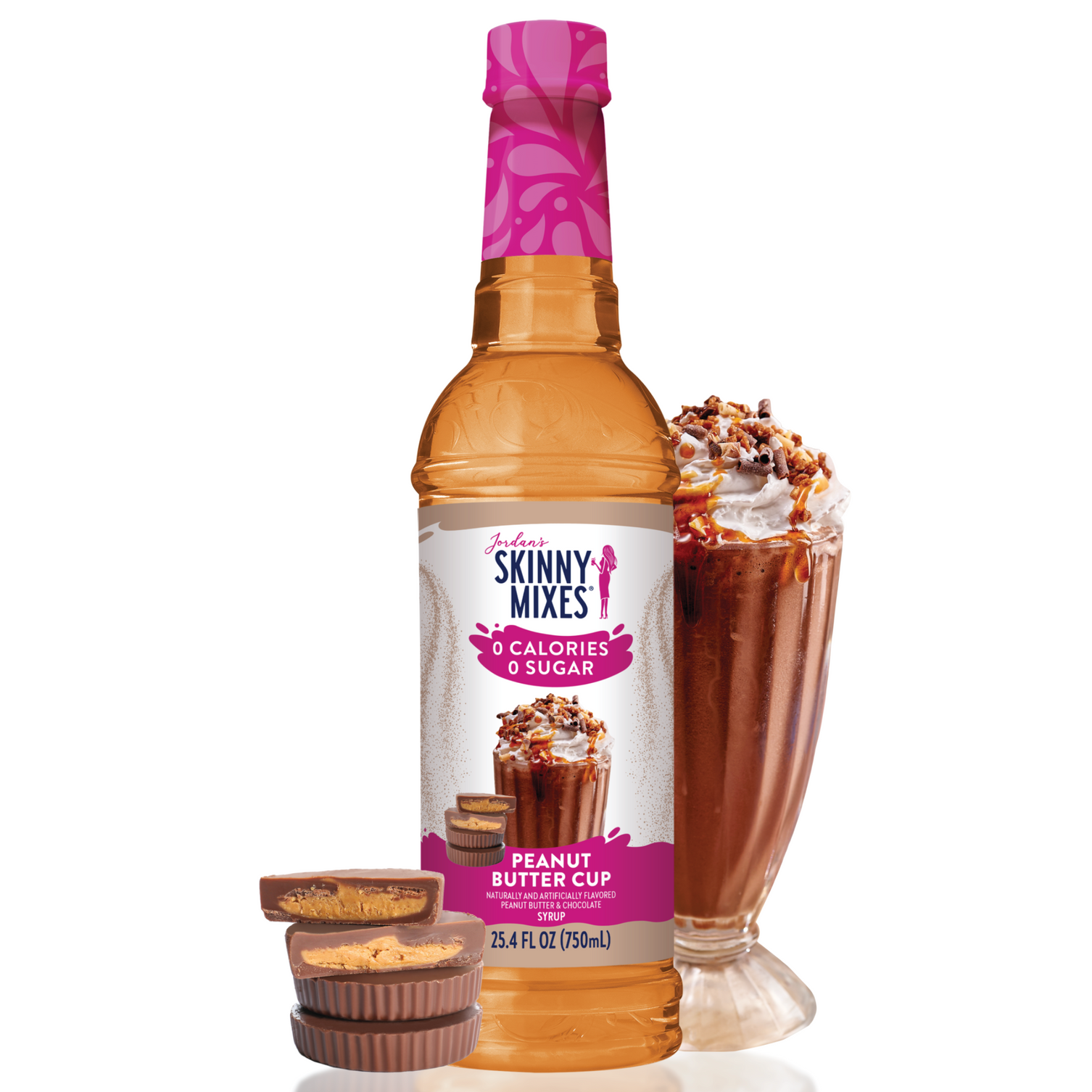 Sugar Free Peanut Butter Cup Syrup | Skinny Syrups | Skinny Mixes