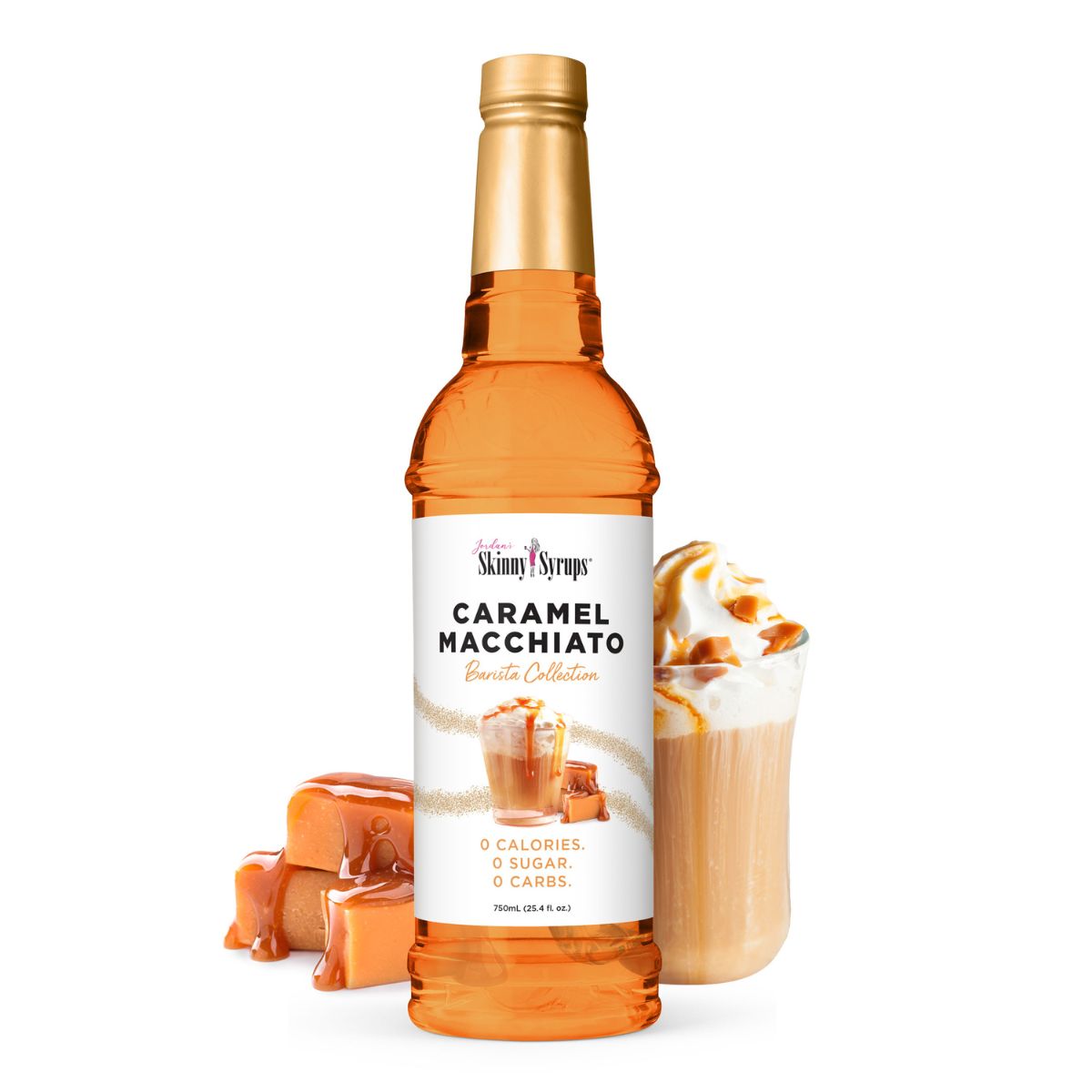 Sugar Free Caramel Macchiato Syrup - Skinny Mixes