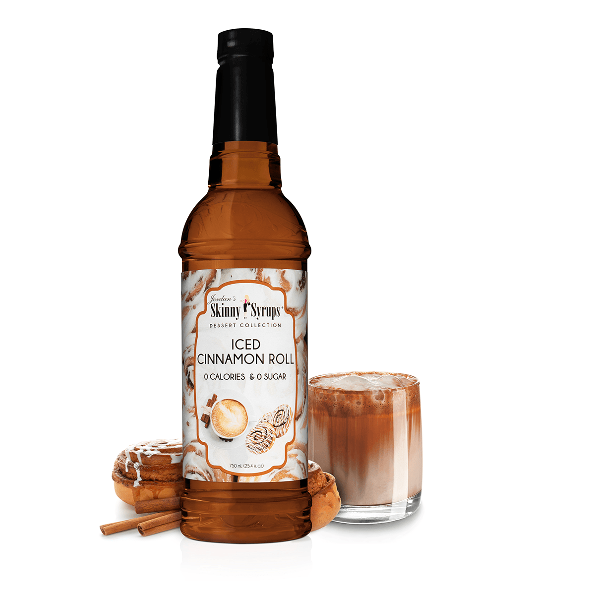 Sugar Free Iced Cinnamon Roll Syrup - Skinny Mixes