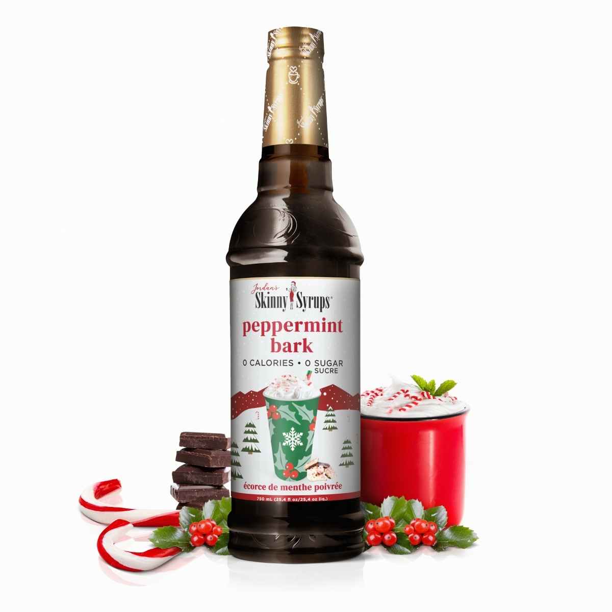 Sugar Free Peppermint Bark Syrup - Skinny Mixes