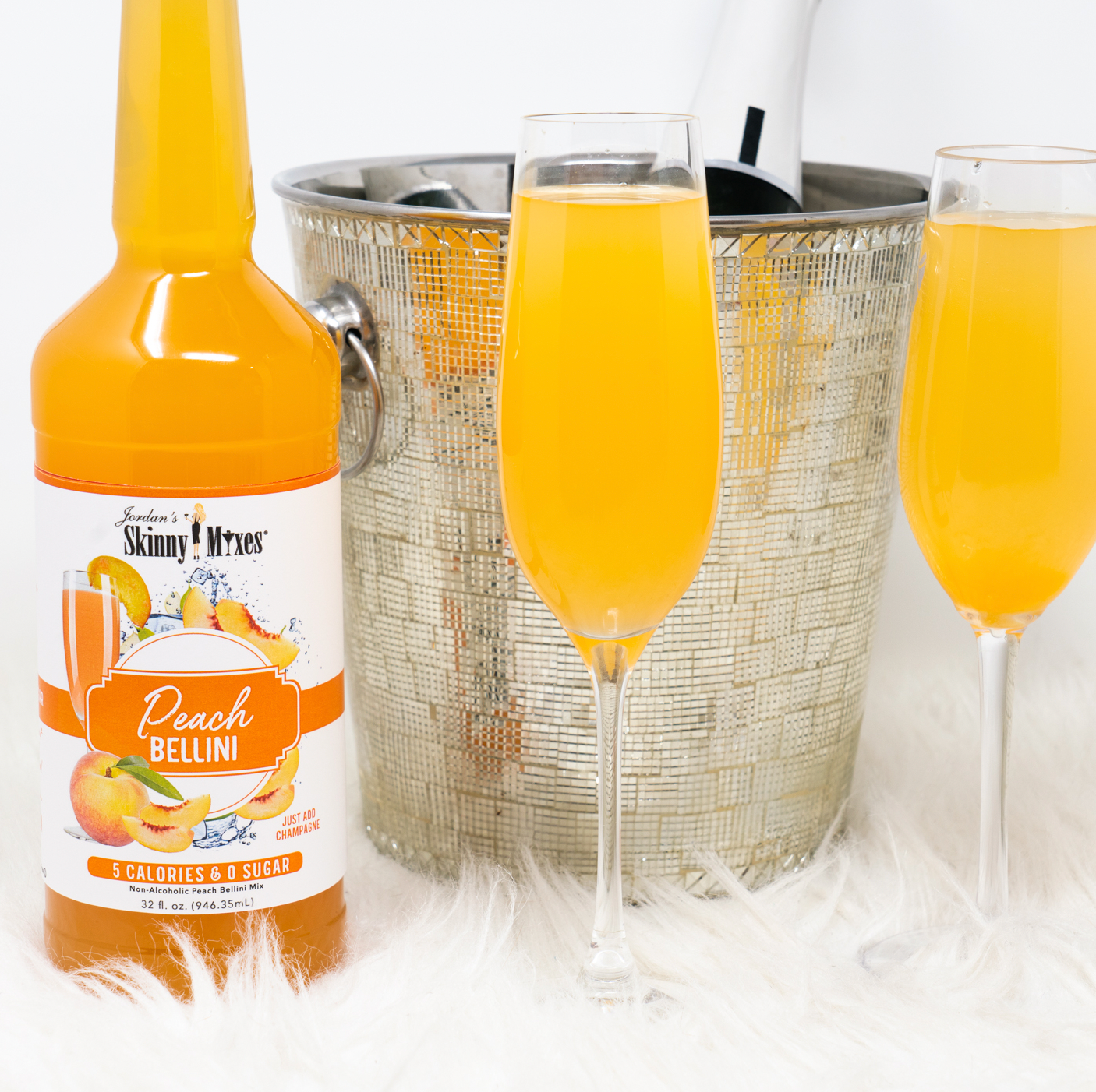 Skinny Peach Bellini Mix - Skinny Mixes